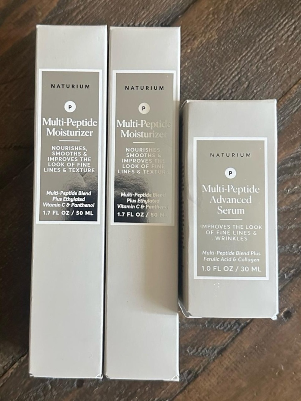 Naturium Multi-Peptide Advanced Serum + Multi-Peptide Moisturizer x2, Anti-aging